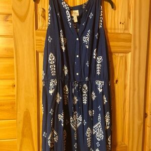 Navy summer dress